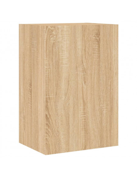 Mobili TV a Muro 6pz Rovere Sonoma in Legno Multistrato