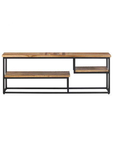 Mobile Porta TV 110x30x39 cm in Teak Massello di Recupero
