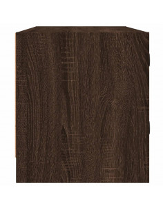 Mobile Porta TV con Ante in Vetro Rovere Marrone 102x37x42 cm 2