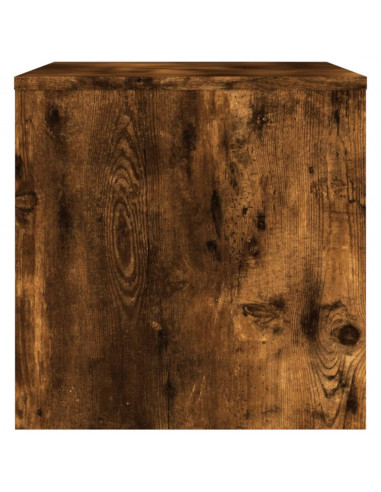 Mobile Porta TV Rovere Fumo 80x40x40 cm in Legno Multistrato