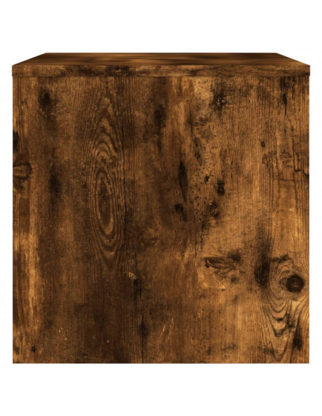 Mobile Porta TV Rovere Fumo 80x40x40 cm in Legno Multistrato