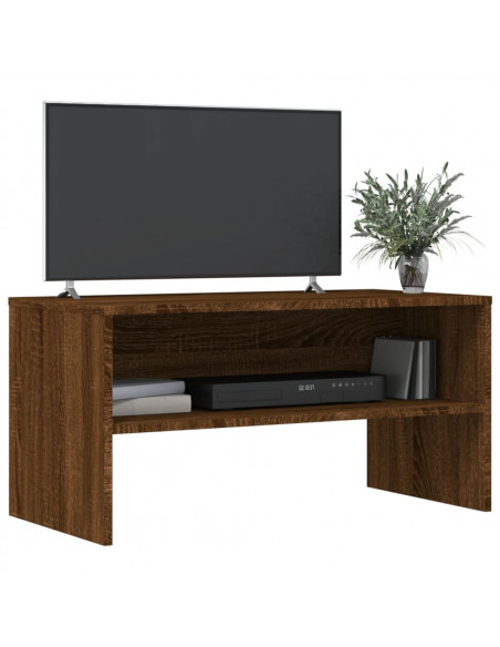 Mobile Porta TV Rovere Marrone 80x40x40 cm in Legno Multistrato