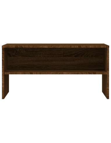 Mobile Porta TV Rovere Marrone 80x40x40 cm in Legno Multistrato