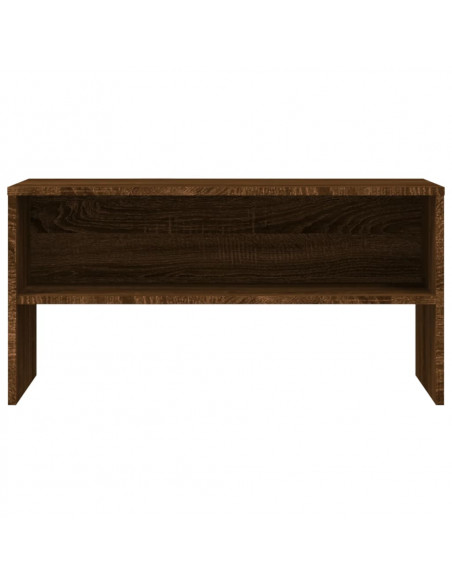 Mobile Porta TV Rovere Marrone 80x40x40 cm in Legno Multistrato