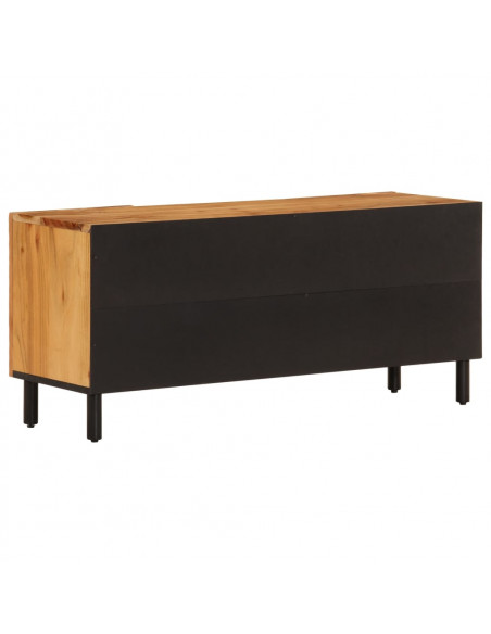 Mobile Porta TV 105x33x46 cm in Legno Massello di Acacia