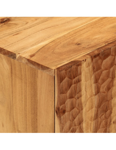 Mobile Porta TV 105x33x46 cm in Legno Massello di Acacia