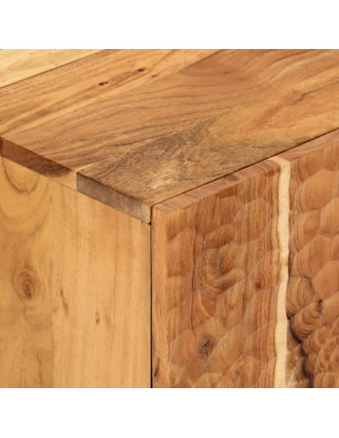 Mobile Porta TV 80x33x46 cm in Legno Massello di Acacia