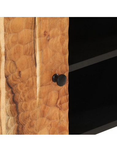 Mobile Porta TV 80x33x46 cm in Legno Massello di Acacia