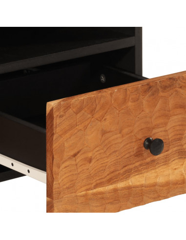 Mobile Porta TV 70x33x46 cm in Legno Massello di Acacia