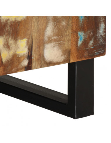 Mobile TV 80x33x46cm Legno Massello Recupero Legno Multistrato