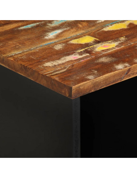 Mobile TV 80x33x46cm Legno Massello Recupero Legno Multistrato