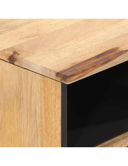 Mobile Porta TV 70x33x46 cm in Legno Massello di Mango