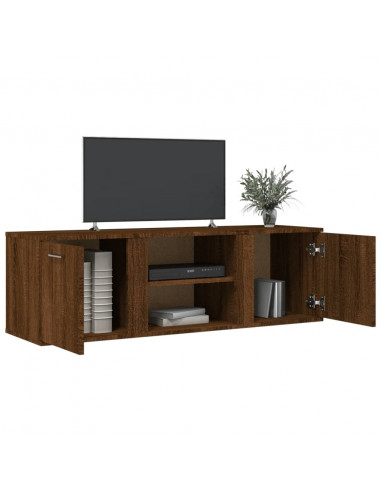 Mobile Porta TV Rovere Marrone 120x34x37 cm Legno Multistrato