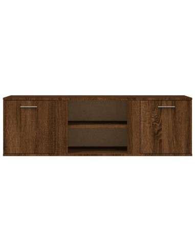 Mobile Porta TV Rovere Marrone 120x34x37 cm Legno Multistrato