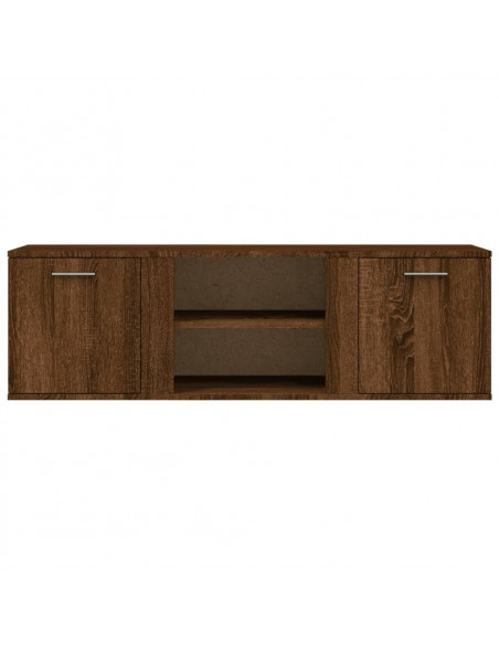Mobile Porta TV Rovere Marrone 120x34x37 cm Legno Multistrato