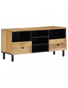 Mobile Porta TV 100x33x46 cm in Legno Massello di Mango 2