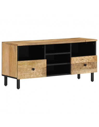 Mobile Porta TV 100x33x46 cm in Legno Massello di Mango