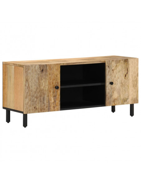 Mobile Porta TV 105x33x46cm in Legno Massello di Mango