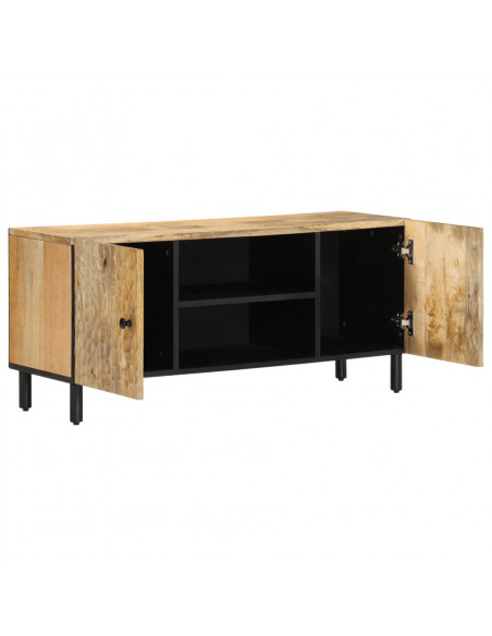 Mobile Porta TV 105x33x46cm in Legno Massello di Mango