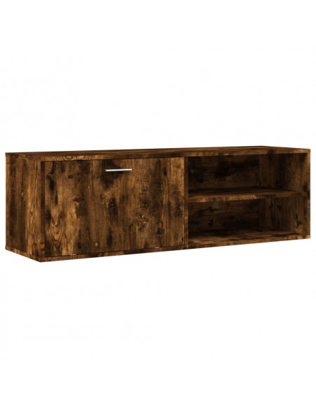 Mobile Porta TV Rovere Fumo 120x34x37 cm Legno Multistrato