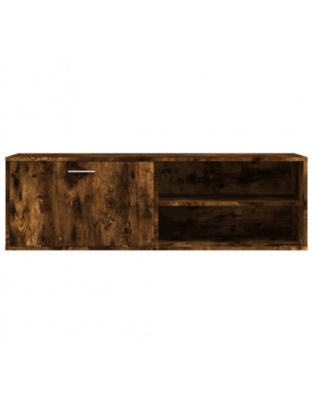 Mobile Porta TV Rovere Fumo 120x34x37 cm Legno Multistrato