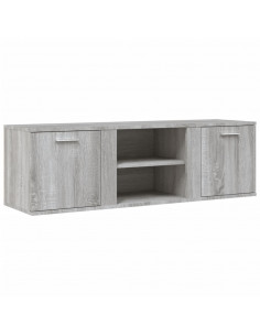 Mobile Porta TV Grigio Sonoma 120x34x37 cm in Legno Multistrato 2