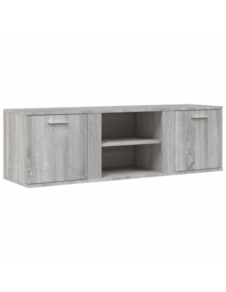 Mobile Porta TV Grigio Sonoma 120x34x37 cm in Legno Multistrato