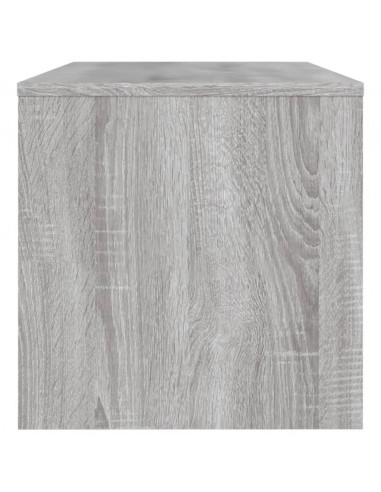 Mobile Porta TV Grigio Sonoma 120x34x37 cm in Legno Multistrato