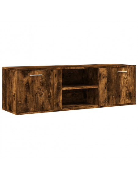 Mobile Porta TV Rovere Fumo 120x34x37 cm Legno Multistrato