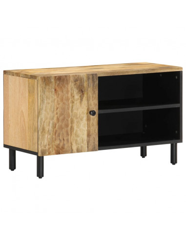 Mobile Porta TV 80x31x46 cm in Legno Massello di Mango