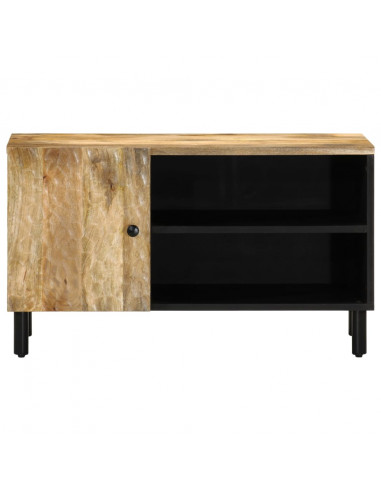 Mobile Porta TV 80x31x46 cm in Legno Massello di Mango