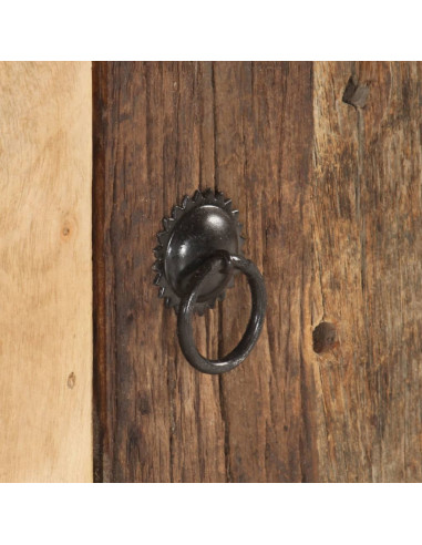 Mobile Porta TV 120x30x40cm in Massello di Acacia e di Recupero