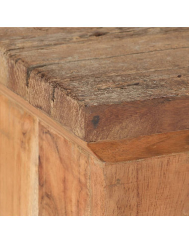 Mobile Porta TV 120x30x40cm in Massello di Acacia e di Recupero