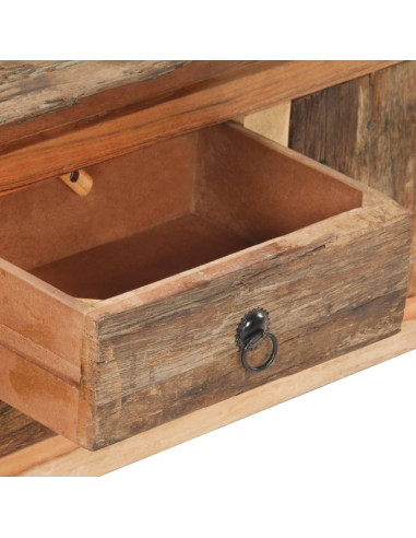 Mobile Porta TV 120x30x40cm in Massello di Acacia e di Recupero