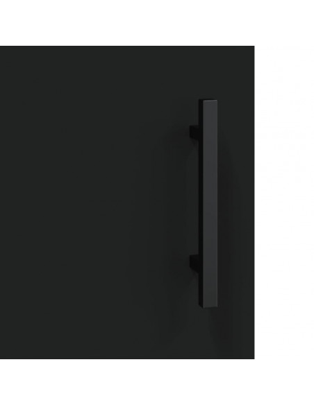 Mobile Porta TV Nero 150x30x50 cm in Legno Multistrato