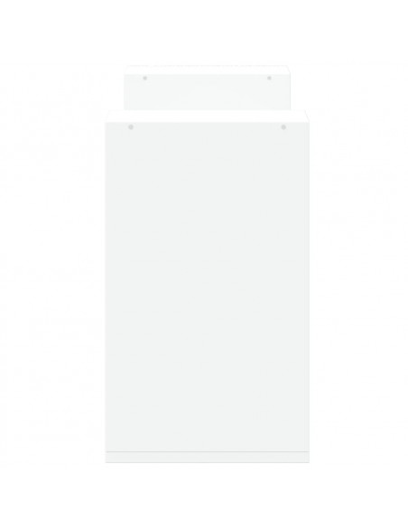 Mobili TV a Parete 2pz Bianchi 75x30x50 cm in Legno Multistrato