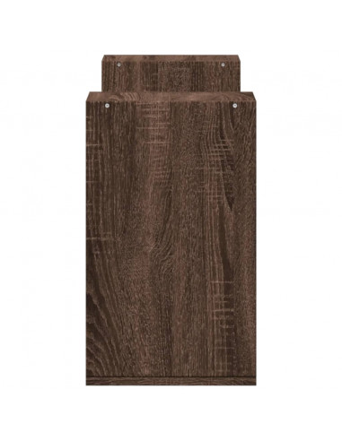 Mobili TV 2 pz Rovere Marrone 75x30x50 cm in Legno Multistrato