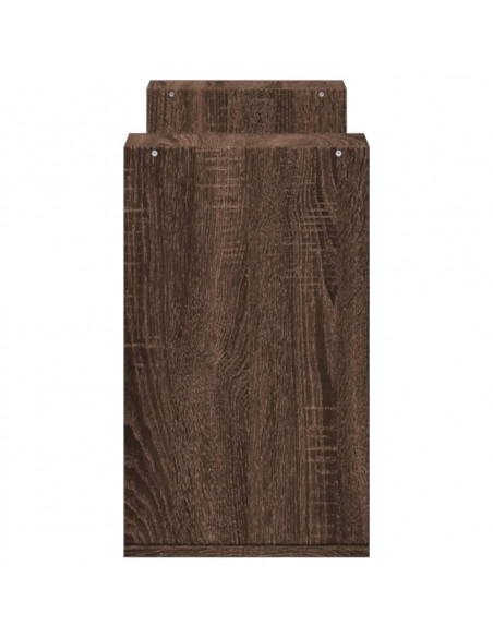 Mobili TV 2 pz Rovere Marrone 75x30x50 cm in Legno Multistrato