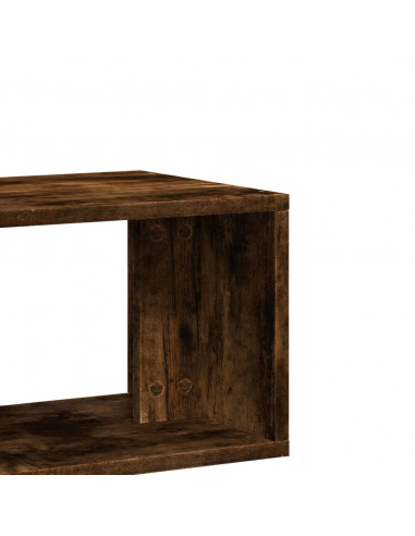 Mobili TV 2 pz Rovere Fumo 75x30x50 cm in Legno Multistrato