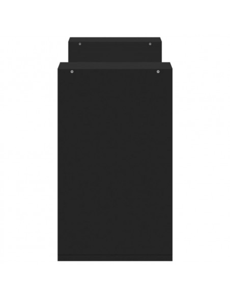 Mobili Porta TV 2 pz Neri 75x30x50 cm in Legno Multistrato