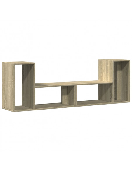 Mobili TV 2 pz Rovere Sonoma 75x30x50 cm in Legno Multistrato