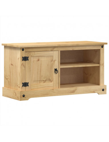 Mobile Porta TV Corona 100x40x52 cm in Legno Massello di Pino