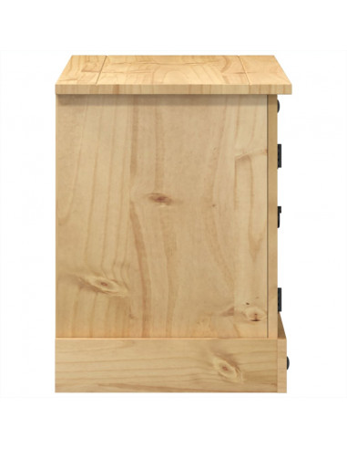 Mobile Porta TV Corona 100x40x52 cm in Legno Massello di Pino