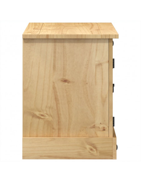 Mobile Porta TV Corona 100x37x52 cm in Legno Massello di Pino