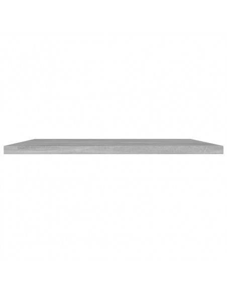 Ripiani per Libreria 8pz Grigio Cemento 40x40x1,5cm Multistrato