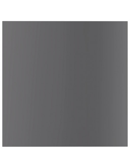 Ripiani per Libreria 8pz Grigio Lucido 40x40x1,5cm Multistrato