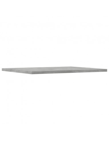 Ripiani per Libreria 8pz Grigio Cemento 40x50x1,5cm Multistrato