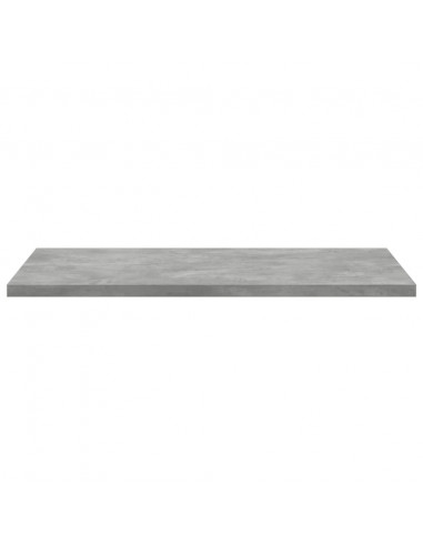 Ripiani per Libreria 8pz Grigio Cemento 40x50x1,5cm Multistrato