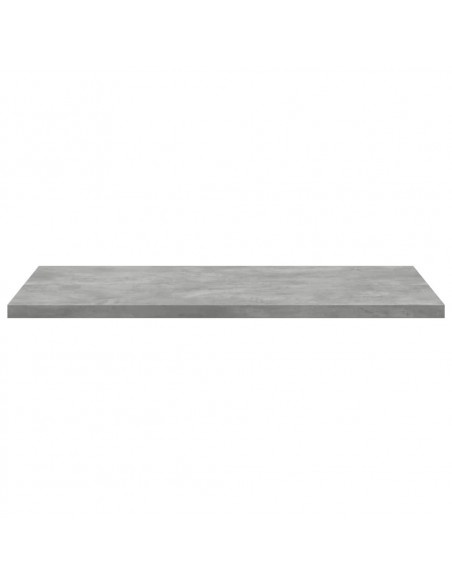 Ripiani per Libreria 8pz Grigio Cemento 40x50x1,5cm Multistrato