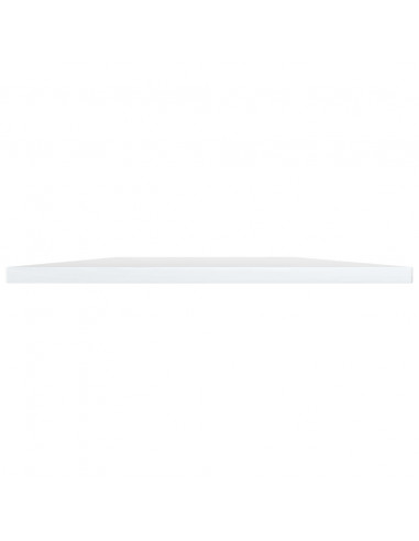 Ripiani per Libreria 8pz Bianco Lucido 40x50x1,5cm Multistrato